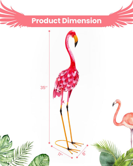 Giantex Flamingo Garden Statues Set of 2