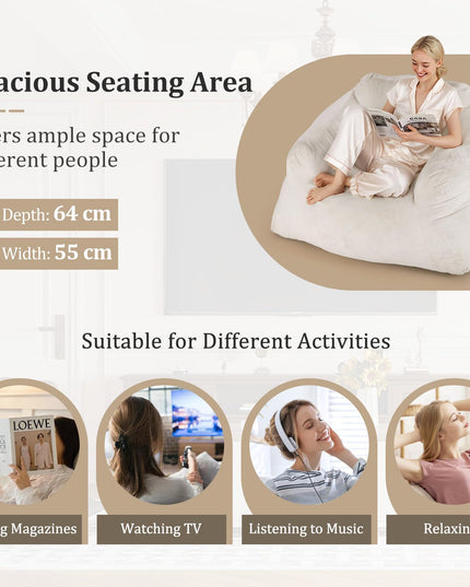 Giantex Bean Bag Chair for Adults Teens for Living Room