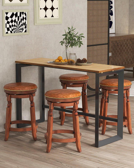 Giantex 24" /29.5" Swivel Bar Stools