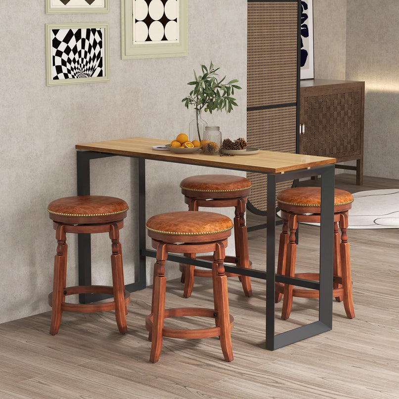 Giantex 24" /29.5" Swivel Bar Stools