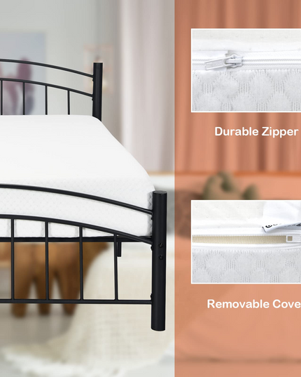 Giantex Full Mattress 8 Inch, Air Foam for Cool Sleep & Spine Protection