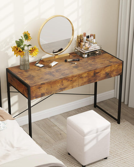 Giantex 44 Inch Home Office Desk with Anti-Toppling Device & Metal Frame