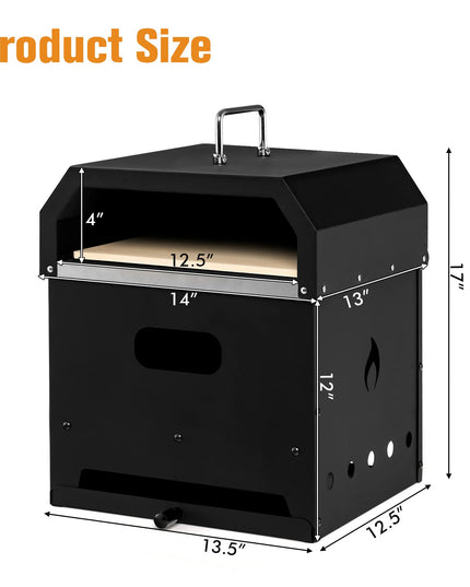 4-in-1 Outdoor Pizza Oven - Giantex