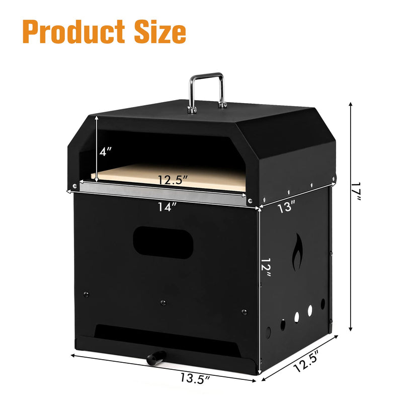 4-in-1 Outdoor Pizza Oven - Giantex