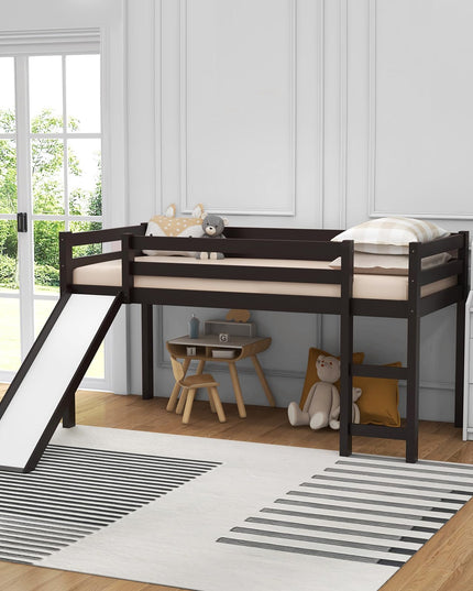 Giantex Loft Bed with Slide