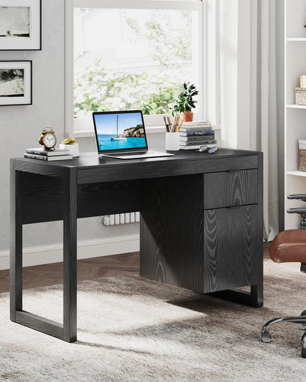 Giantex Computer Desk with Drawer & Storage Cabinet