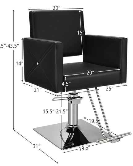 Makeup Hair Salon Chairs for Hair Stylist, Load up 330 LBS
