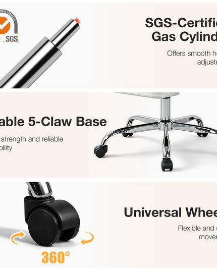 GIANTEX Big and Tall Office Chair with Footrest & Pocket Spring Seat