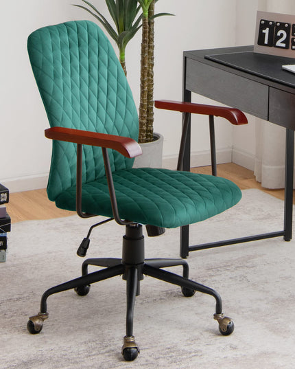 Giantex Velvet Home Office Desk Chair