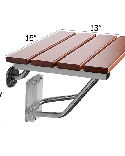 15" Folding Shower Seat Bench300lb Capacity for Senior