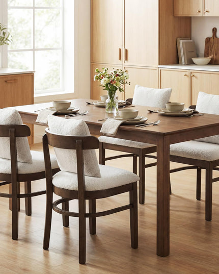 Giantex Upholstered Kitchen Chairs w/Removable Pillow