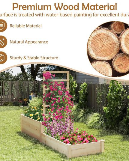 Giantex Wooden Raised Garden Bed
