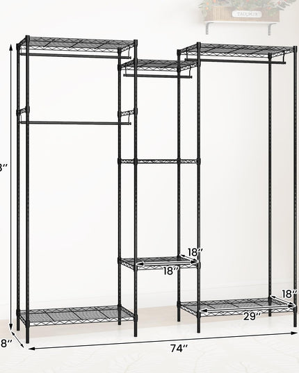 Armoire portable convertible Giantex pour vêtements