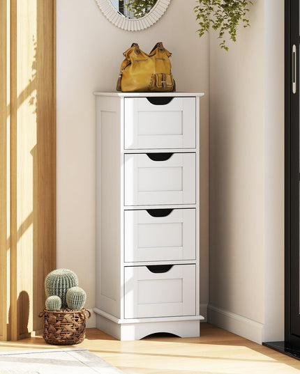 Giantex Bathroom Storage Cabinet with 4 Drawers for Hallway