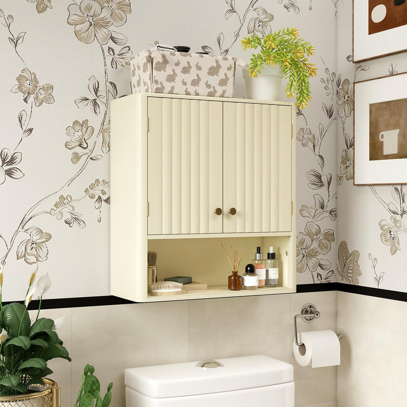 Giantex Wall Mounted Bathroom Cabinet for Laundry Room