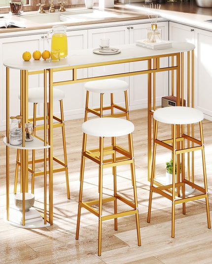 Table de bar Giantex 60 pouces pour 2 à 4 personnes pour la salle à manger