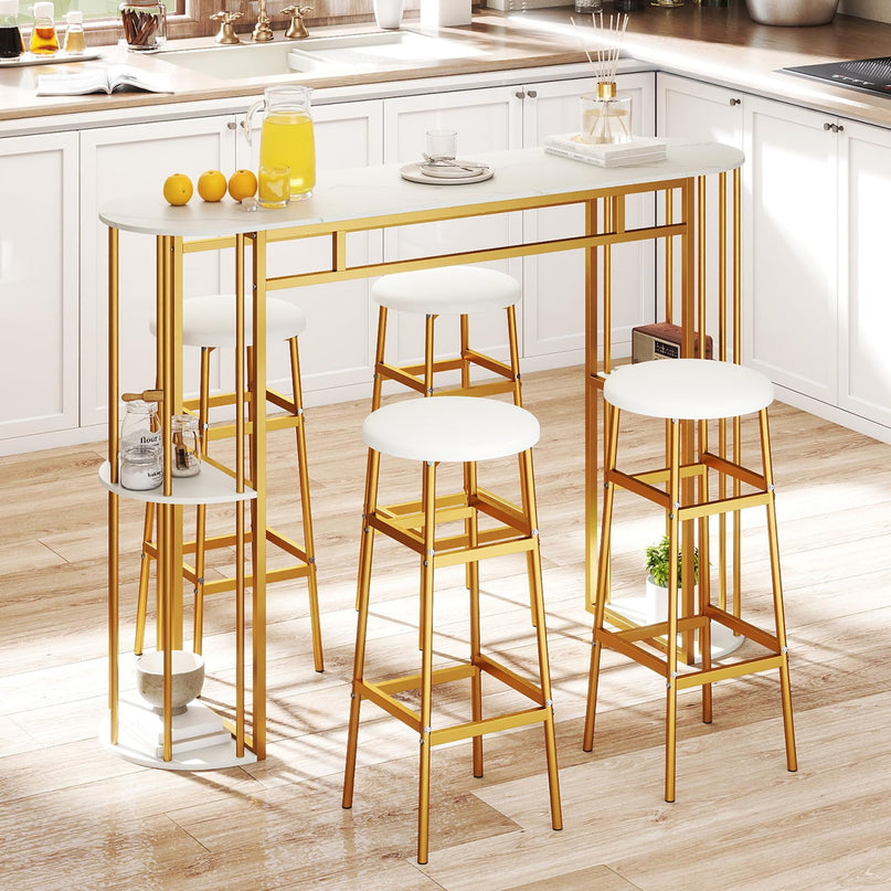 Table de bar Giantex 60 pouces pour 2 à 4 personnes pour la salle à manger