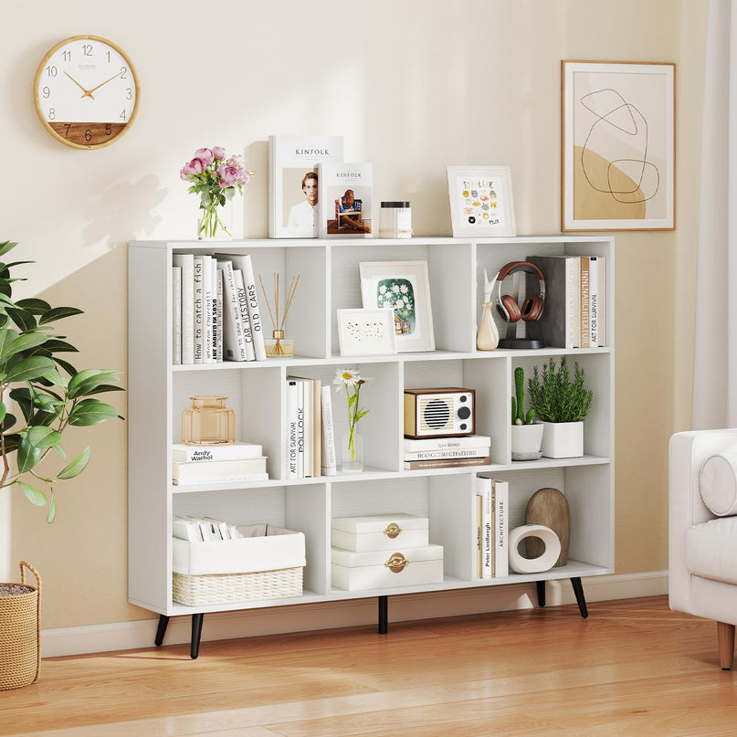 Giantex 10-Cube Bookcase (55" x 9.5" x 42")
