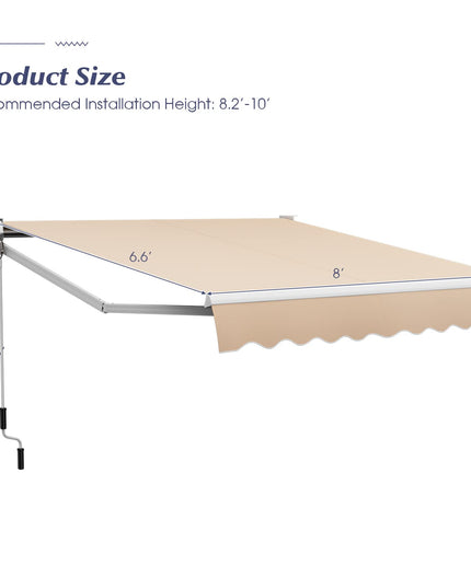 Giantex Retractable Awning for Patio