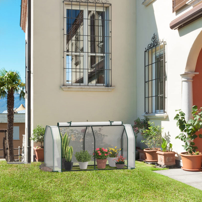 Giantex 47''x21.5''x24'' Outdoor Greenhouses for Raised Garden Bed