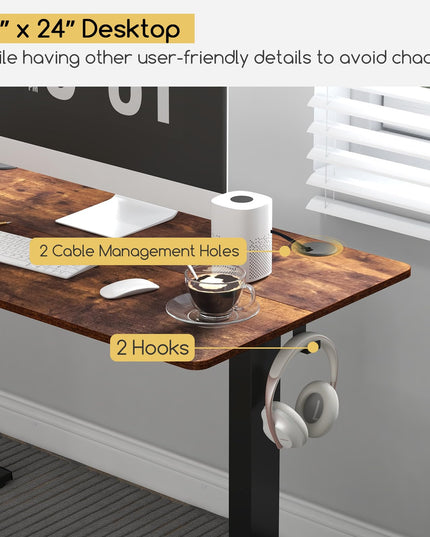 Giantex Electric Standing Desk, Height Adjustable Stand up Desk