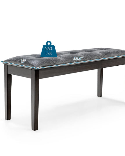 Giantex Dining Room Bench, Traditional Upholstered Table Benches