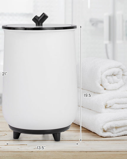 Giantex Towel Warmer for Bathroom - 23L Large Blanket Warmer with 3 Heat Settings, Built-in Timer, Auto Shut Off