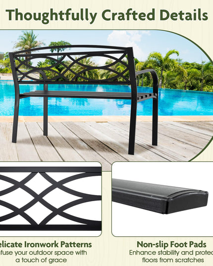 Giantex Outdoor Bench, 45.5” Patio Garden Bench