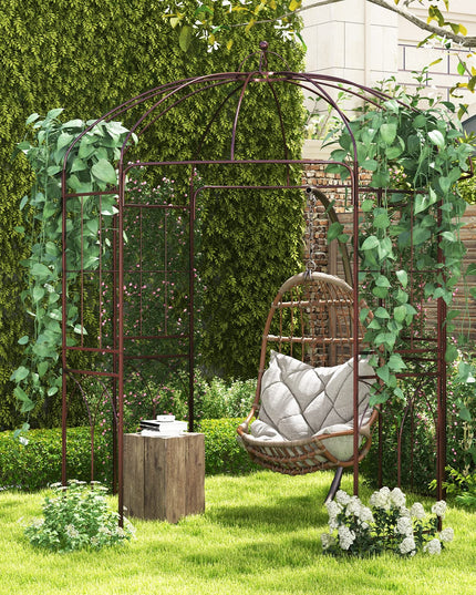 Giantex Birdcage Shape Garden Arbor, 8.4ft High x 7ft Wide