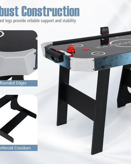 Table de hockey sur air Giantex 56 pouces avec tableau de bord numérique à LED et moteur puissant de 12 V
