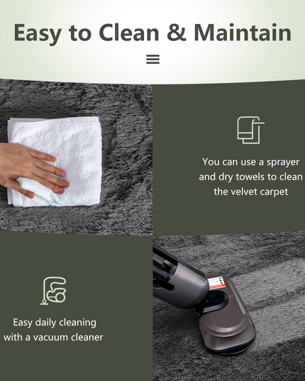 Giantex Shag Area Rug, Anti-Skid Fluffy Rugs