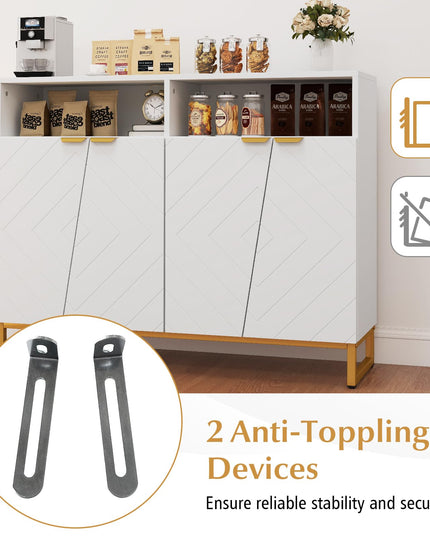 Giantex Buffet Cabinet with Storage for Living Room Entryway