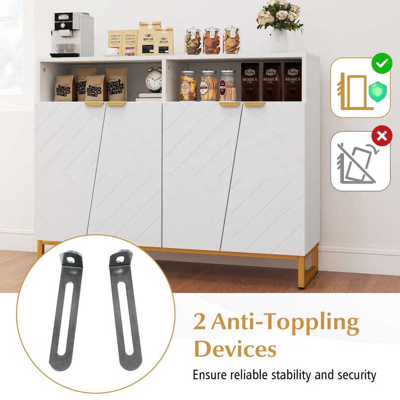 Giantex Buffet Cabinet with Storage for Living Room Entryway