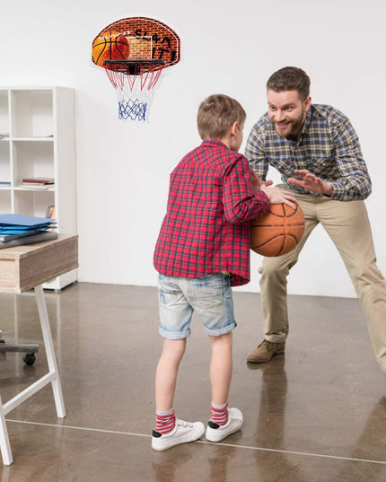 Giantex Basketball Hoop for Door, 29 X 20 Inch Hanging Basketball Board Family Games