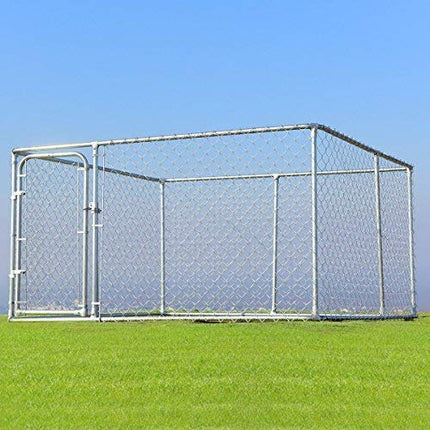 7.5ft x 7.5ft Large Outdoor Dog Kennel - Giantex