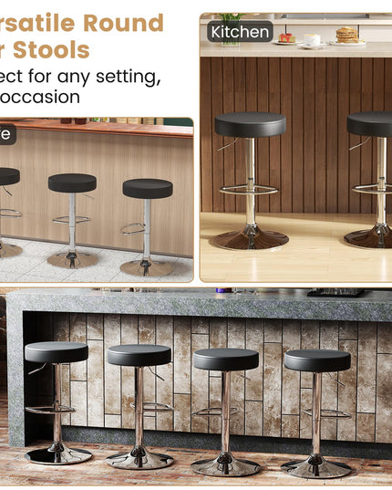 Giantex Bar Stool Set with Swivel Padded Seat for Kitchen