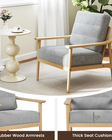 Giantex Mid Century Modern Accent Chair
