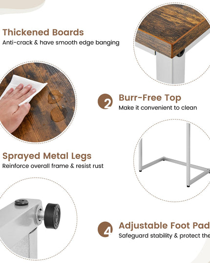 Giantex Nesting Coffee Table Set of 3