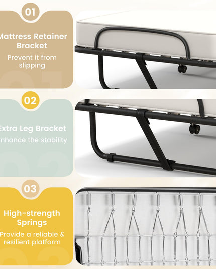 Giantex Folding Bed with Mattress