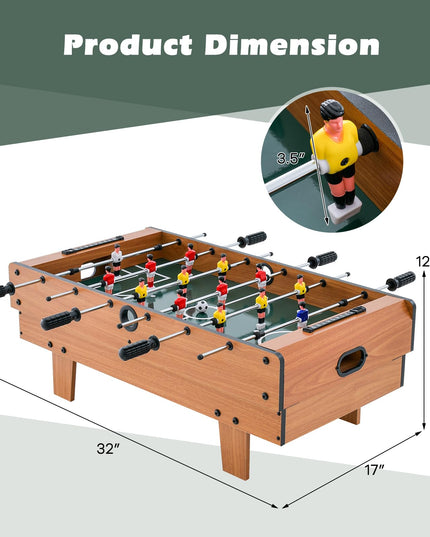 Giantex 4-in-1 Multi Game Table, Combo Foosball Game Table Top w/Billiards, Ping Pong, Push Hockey for Home, Game Room