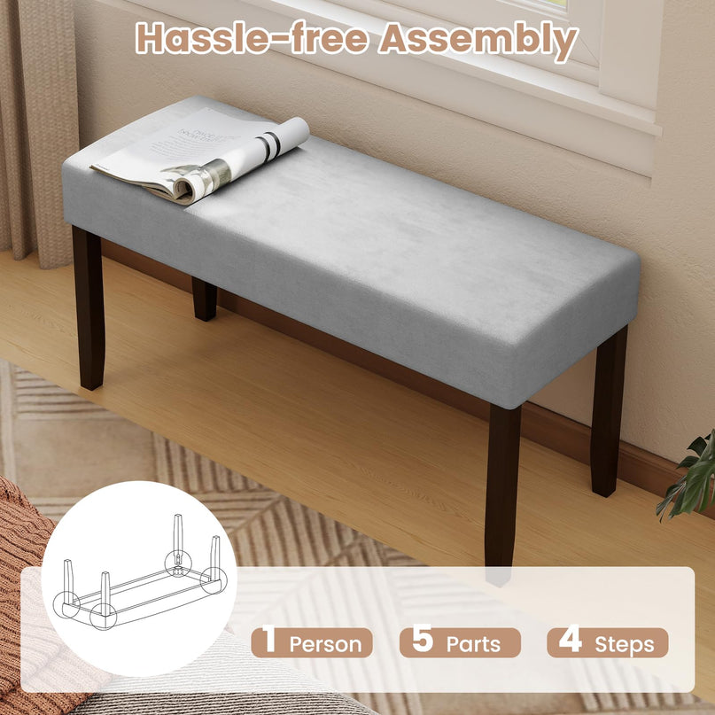 Giantex Upholstered Entryway Bench for Living Room