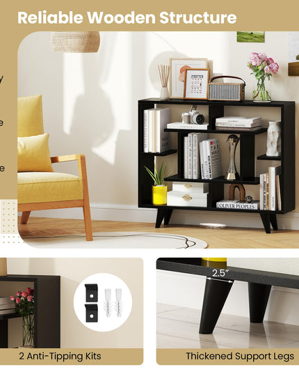 Giantex 3 Tier Geometric Bookshelf