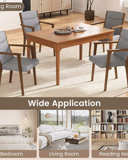 Giantex Mid Century Modern Accent Chair with High Back Headrest & Soft Cushion