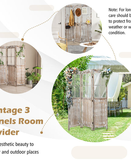 Giantex Room Divider 6 Ft Room Dividers and Folding Privacy Screens, Room Separators Divider Wall