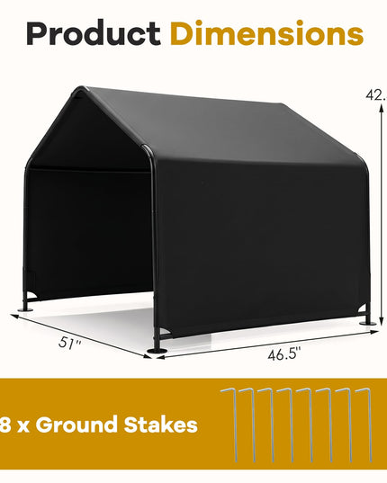 Giantex Outdoor Dog Shade Shelter with Waterproof Canopy