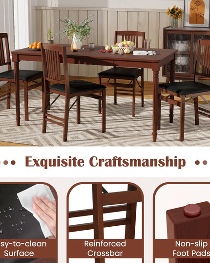Giantex Folding Dining Chairs Set