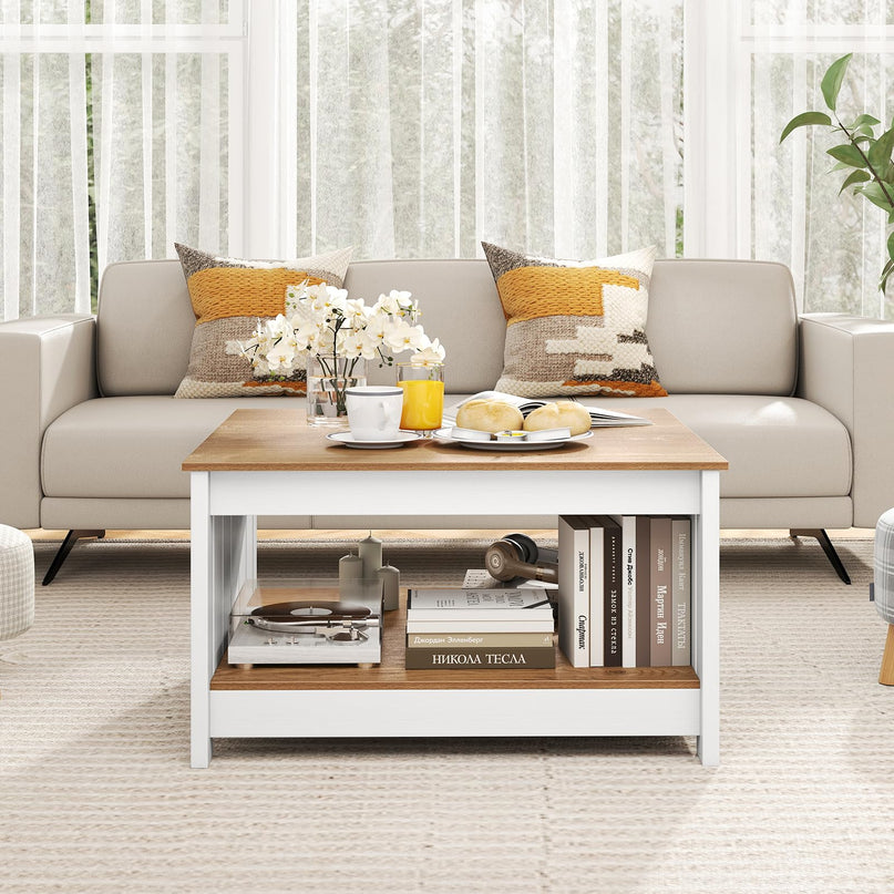 Giantex Farmhouse Coffee Table