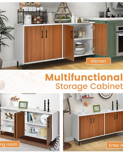 Giantex 4-Door Large Buffet Sideboard