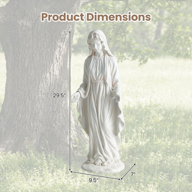 Giantex Virgin Mary Garden Statue 29.5" for Lawn