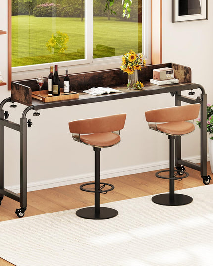 Giantex  81" Queen Size Bed Desk with Adjustable Height and Length